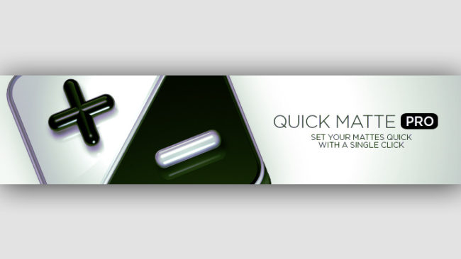 Quick Matte Pro Header Image 3D Black and white plus and minus sign Icon