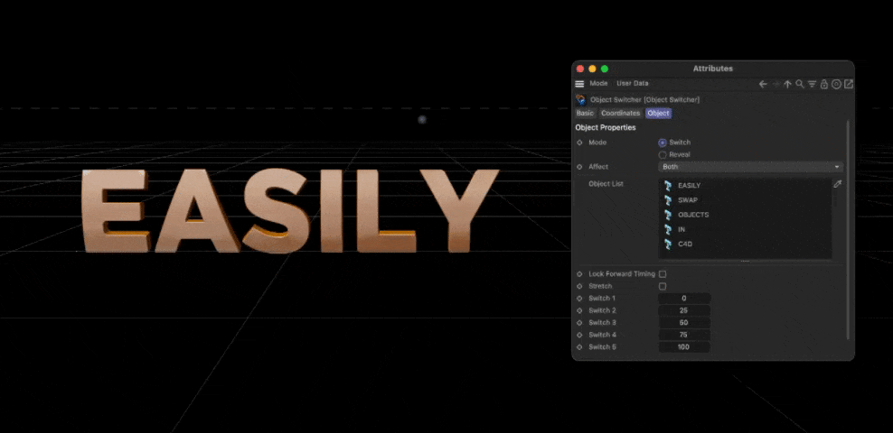 Topoformer Generator Plugin User Interface For Cinema 4D by Merk