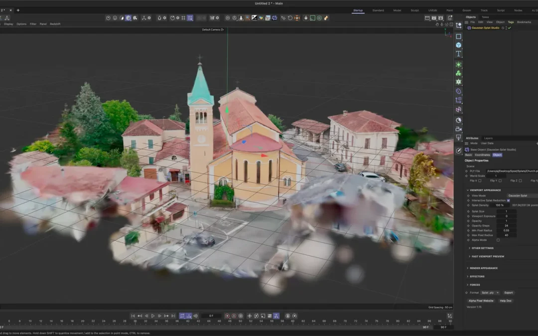 Gaussian Splatting In Cinema 4D